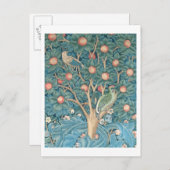 ザウッドペッカーテーペストリー、ウッドペッカー詳細 ポストカード (正面/裏面)