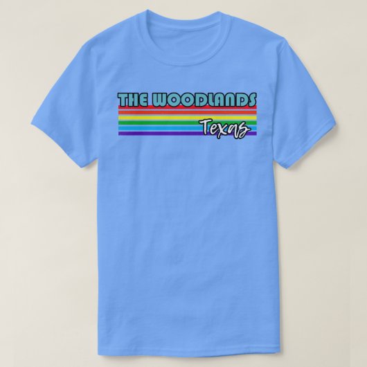 ザウッドランズテキサス州プライドザ・ウッドランズLGBTギフト Tシャツ (デザイン正面)