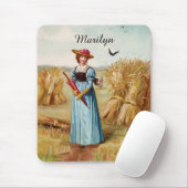 ザウーマンインザウィートフィールドマウスパッド マウスパッド (マウス)