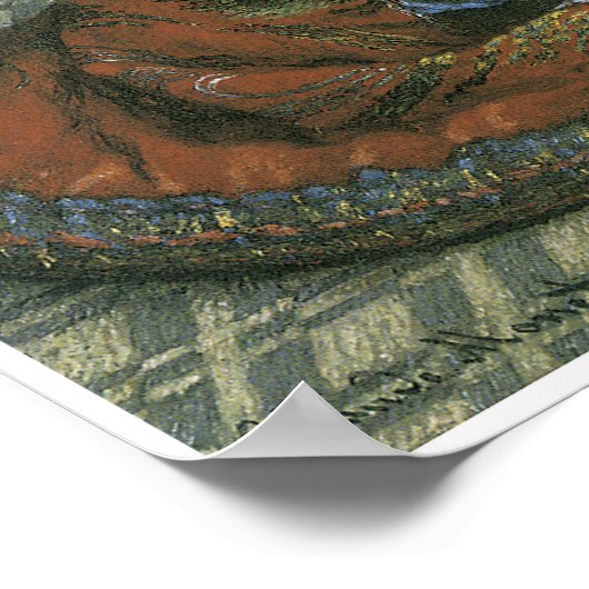 ザウーマン日本のバイクロードモネ ポスター (角)