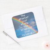 ザウ素晴らしズ・ストーム引用文 スクエアシール (封筒)