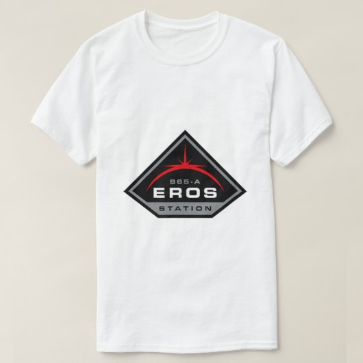 ザエクスパンスエロス駅のロゴ Tシャツ (デザイン正面)
