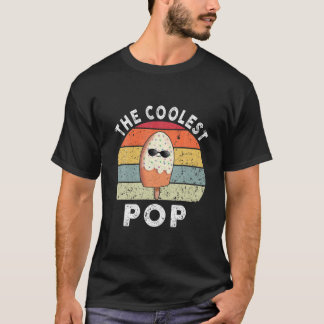 ザエクールポップ・アートの最高のパパヴィンテージ父の日 Tシャツ
