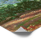 ザエステレルマウンテンズクロードモネ ポスター (角)