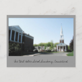 ザエセルウォーカースクール、シムズベリー、CT ポストカード