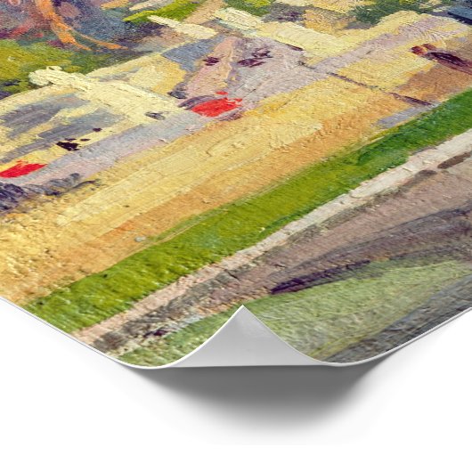 ザエッフェルタワーと象バイフレミエット ポスター (角)