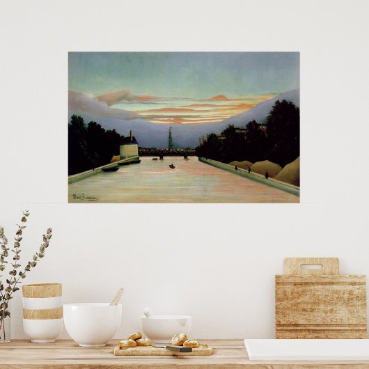 ザエッフェルタワーアンリルーソー1898 ポスター (キッチン)