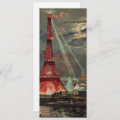 ザエッフェルタワーインレッド招待状 招待状 (正面/裏面)