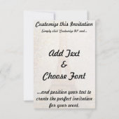 ザエッフェルタワーバイジョージスーラト 招待状 (裏面)