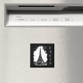 ザエッフェルタワーパリイラストレーションマグネット マグネット (インサイチュ (食洗機))