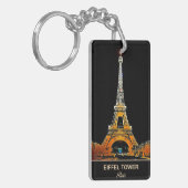ザエッフェルタワー：ここで夢Touchザスカイ キーホルダー (正面左)