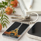 ザエッフェルタワー：ここで夢Touchザスカイ キーホルダー (正面右)