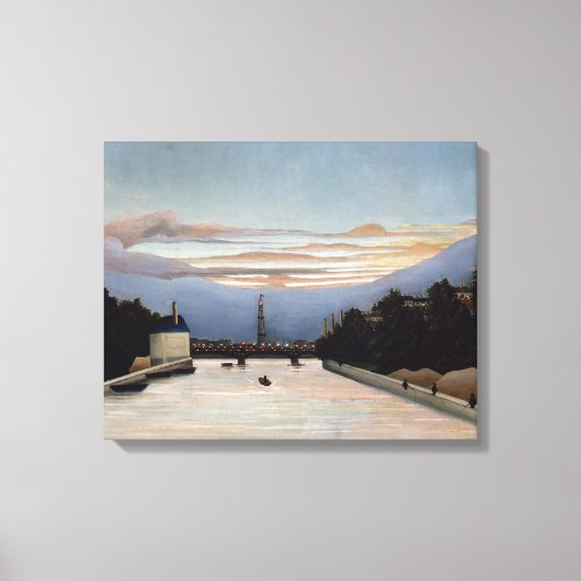 ザエッフェルタワー |アンリ・ルソー キャンバスプリント (正面)