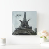 ザエッフェルタワー スクエア壁時計 (ホーム)