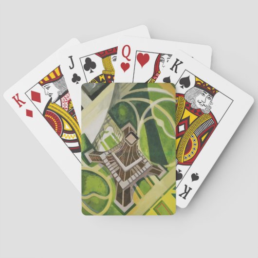 ザエッフェルタワー（ロバート・ドローネー著） トランプ (裏面)