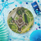 ザエッフェルタワー（ロバート・ドローネー著） ペーパープレート (パーティー)