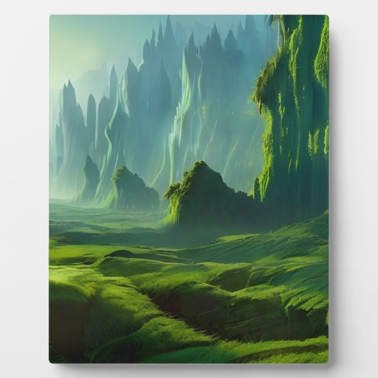 ザエメラルドバレーファンタジーアートテーブルトップ フォトプラーク (正面)