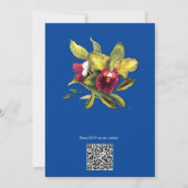 ザエラビクトリアンーフローラ水彩招待状 招待状 (裏面)