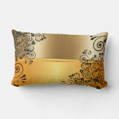 ザエレガンスオブゴールデンシェード装飾用クッション ランバークッション (裏面)