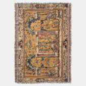 ザエレファントアンティークフランスのタペストリープリント スローブランケット (正面縦)