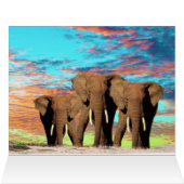 ザエレファント集団、ジャンボ誕生日カード (内部横(上))