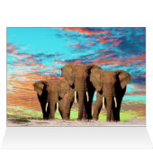 ザエレファント集団、誕生日カード (内部横(上))