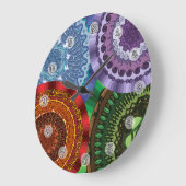 ザエレメンツマンダラクロック ラージ壁時計 (傾斜)