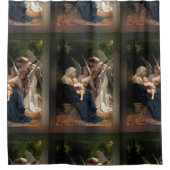 ザエンジェルズバイウィリアム・アドルフ・ブーゲロー シャワーカーテン (正面)