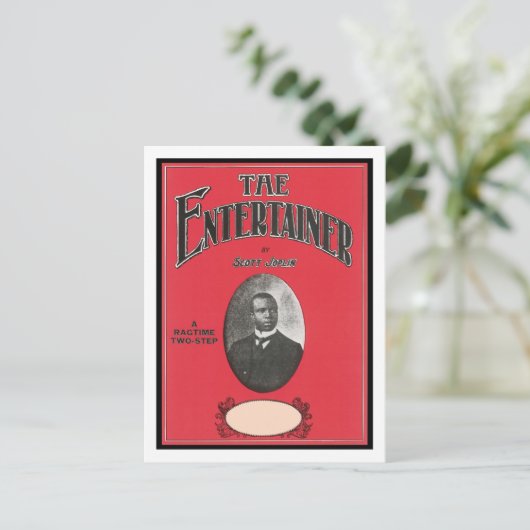 ザエンターテイナースコットジョプリンヴィンテージソングブックコーブ ポストカード (スタンド正面)