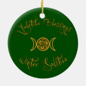ザエンチャント妖精の国ツリーユール(キリスト降誕祭)オーナメント セラミックオーナメント (裏面)