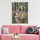 ザエンチャント・ウッド(油・オン・キャンバス) キャンバスプリント (インサイチュ (リビング))