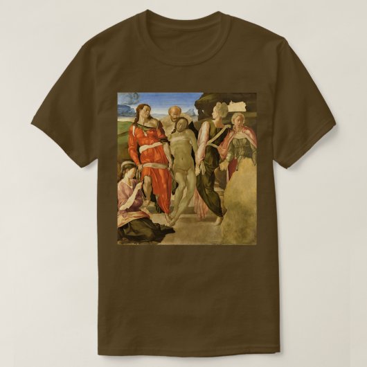 ザエントンメンズメントミケランジェロ Tシャツ (デザイン正面)