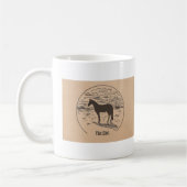 ザエンドブラック美しい コーヒーマグカップ (左)