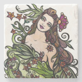 ザエンペイタロット女神 ストーンコースター (正面)