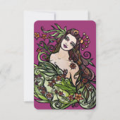 ザエンペイタロット女神 招待状 (正面)