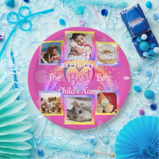 ザエ最高のバー写真プレートHAMbWG ペーパープレート (パーティー)