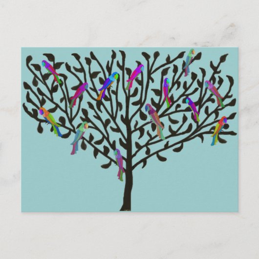 ザオウムの木のはがき ポストカード (正面)