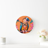 ザオウム ラウンド壁時計 (ホーム)