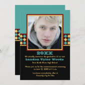 ザオックスフォードフォト卒業招待状 招待状 (正面/裏面)