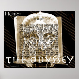 ザオデッセイ文字 ポスター