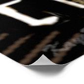 ザオデッセイ文字 ポスター (角)