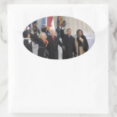 ザオバマ&ザビデンス 楕円形シール (バッグ)