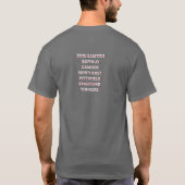 ザオフィスブランチロケーションスクラントン Tシャツ (裏面)