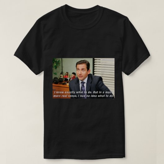 ザオフィスミカエルアイディア Tシャツ (デザイン正面)