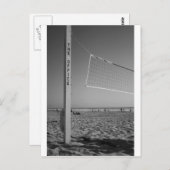 ザオフィス、ビーチバレーボール ポストカード (正面/裏面)