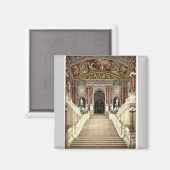 ザオペラハウス，インテリア，ウィーン，オーストリア – ハンガリー マグネット (正面/裏面)