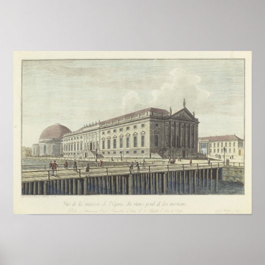 ザオペラハウス，ベルリン ポスター (正面)