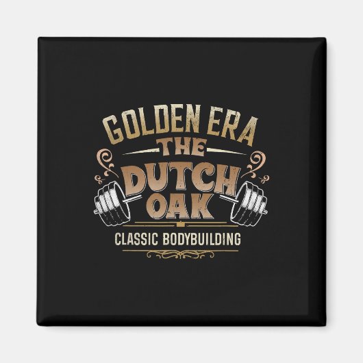 ザオランダオークリックボディビルジムフィットネス体B マグネット (正面)