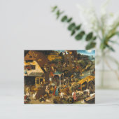 ザオランダ箴言 – Pieter Bruegel ポストカード (スタンド正面)