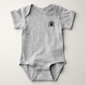 ザオリジナルサボッタイメージボディスーツ ベビーボディスーツ (正面)